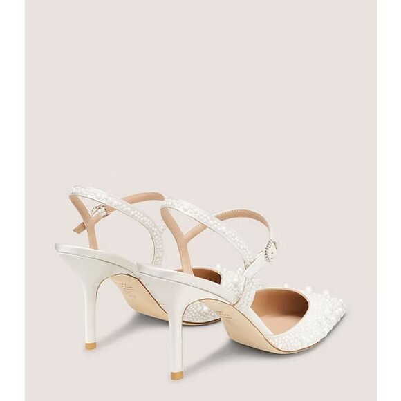 NEW STUART WEITZMAN Made In Spain Leather Gemstone 100 Strappy Heeled Sandals - Picture 6 of 8